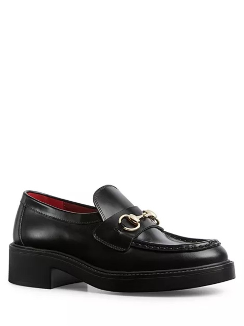 Gucci Horsebit Loafers Black Leather Size 36